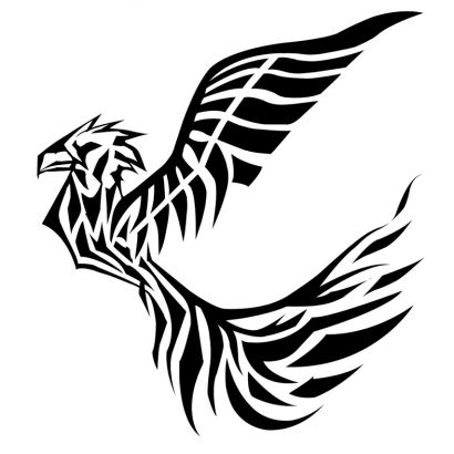 Tribal Phoenix Tattoo Pics